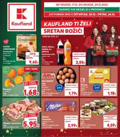 Pregled letka Katalog trgovine Kaufland vrijedi od 17.12.2025