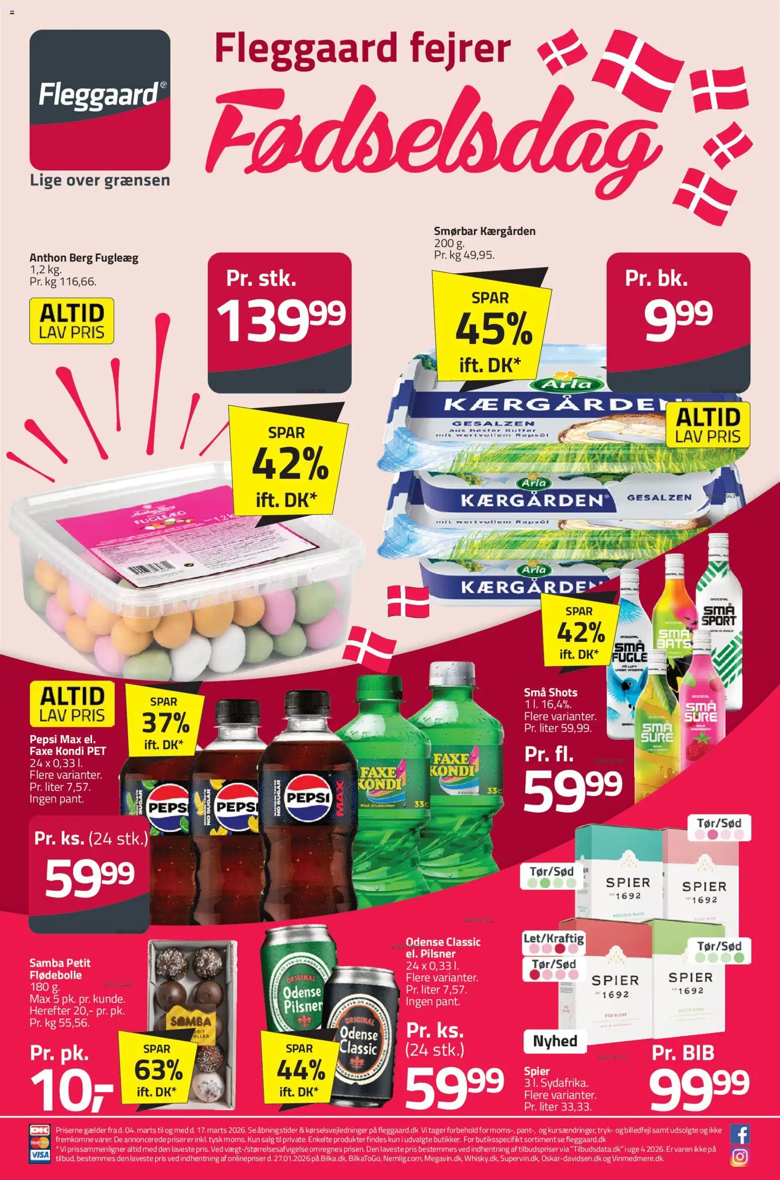 Eksempel på tilbudsavis Fleggaard - Tilbudsavis fra butik Fleggaard gyldig fra 04/03/2026