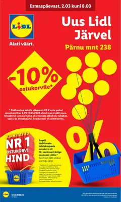 Lidl kliendilehe eelvaade alates 02.03.2026