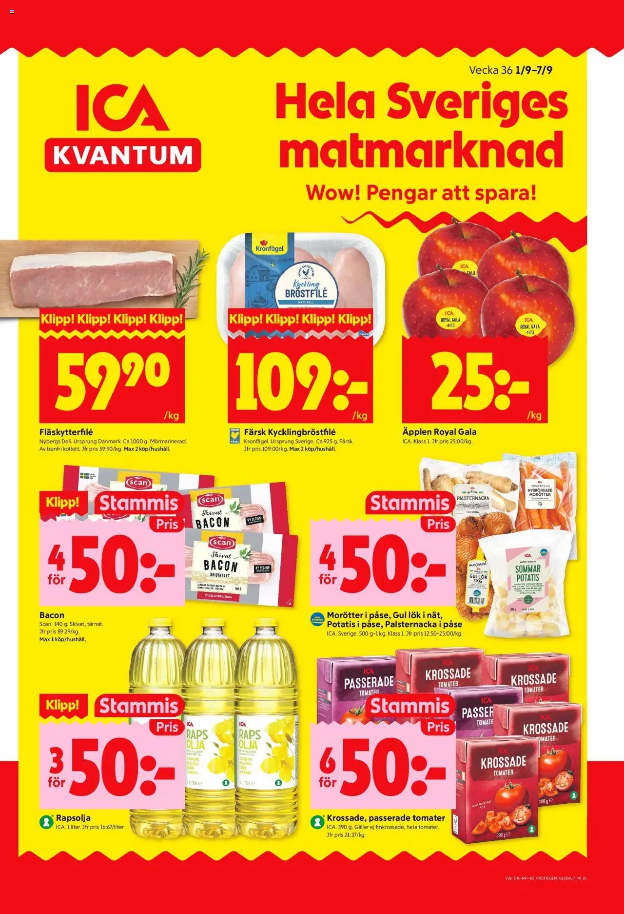 Kista är giltig 01/09 2025 > Veckans Erbjudanden gäller från 01/09/2025 till 07/09/2025 sidnummer 1