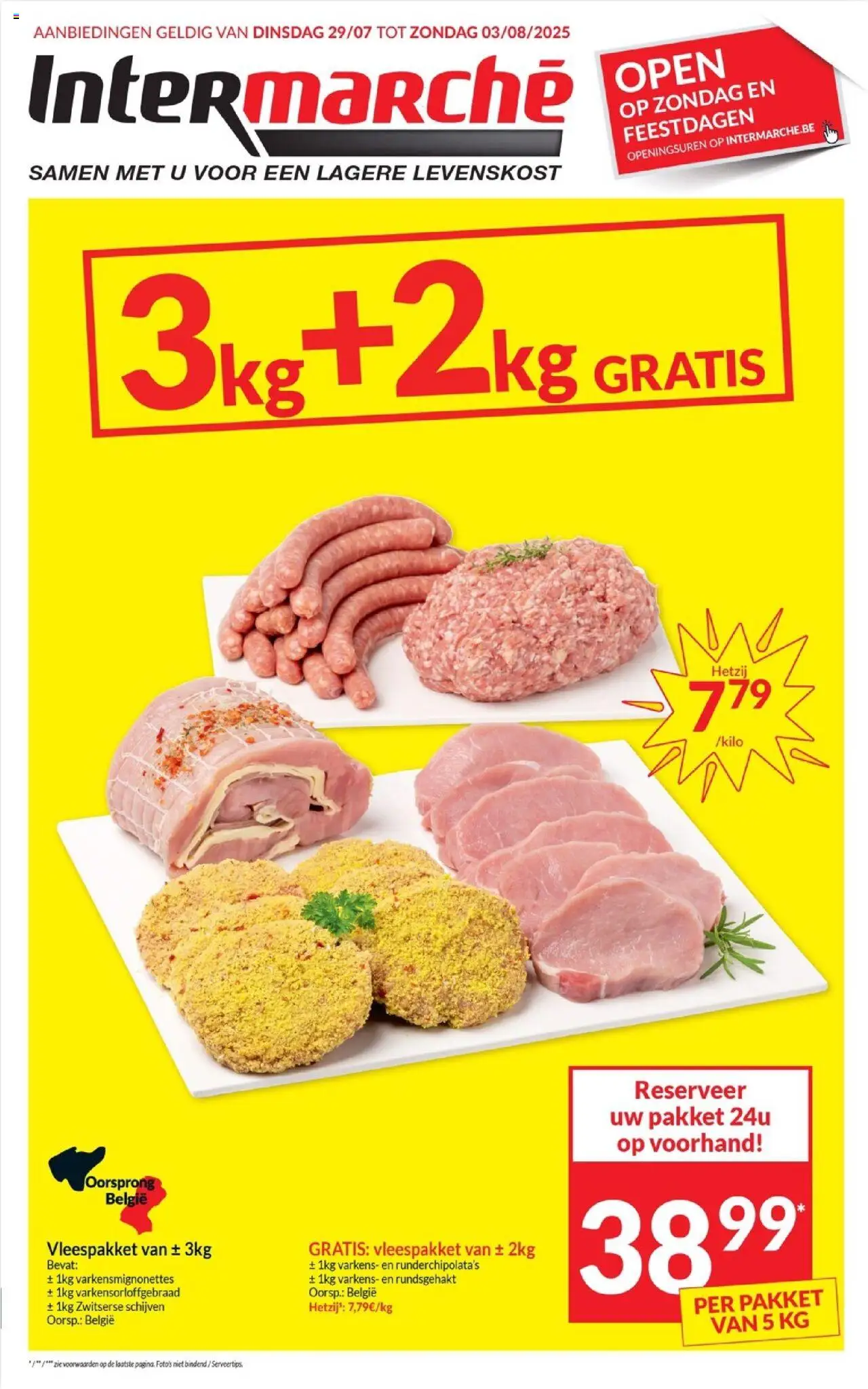 Intermarché shop Folder week 31 geldig vanaf 29/07/2025 - Paginanummer 1
