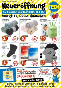 Vorschau von dem Prospekt des Geschäftes TEDi, gültig ab dem 09.09.2025