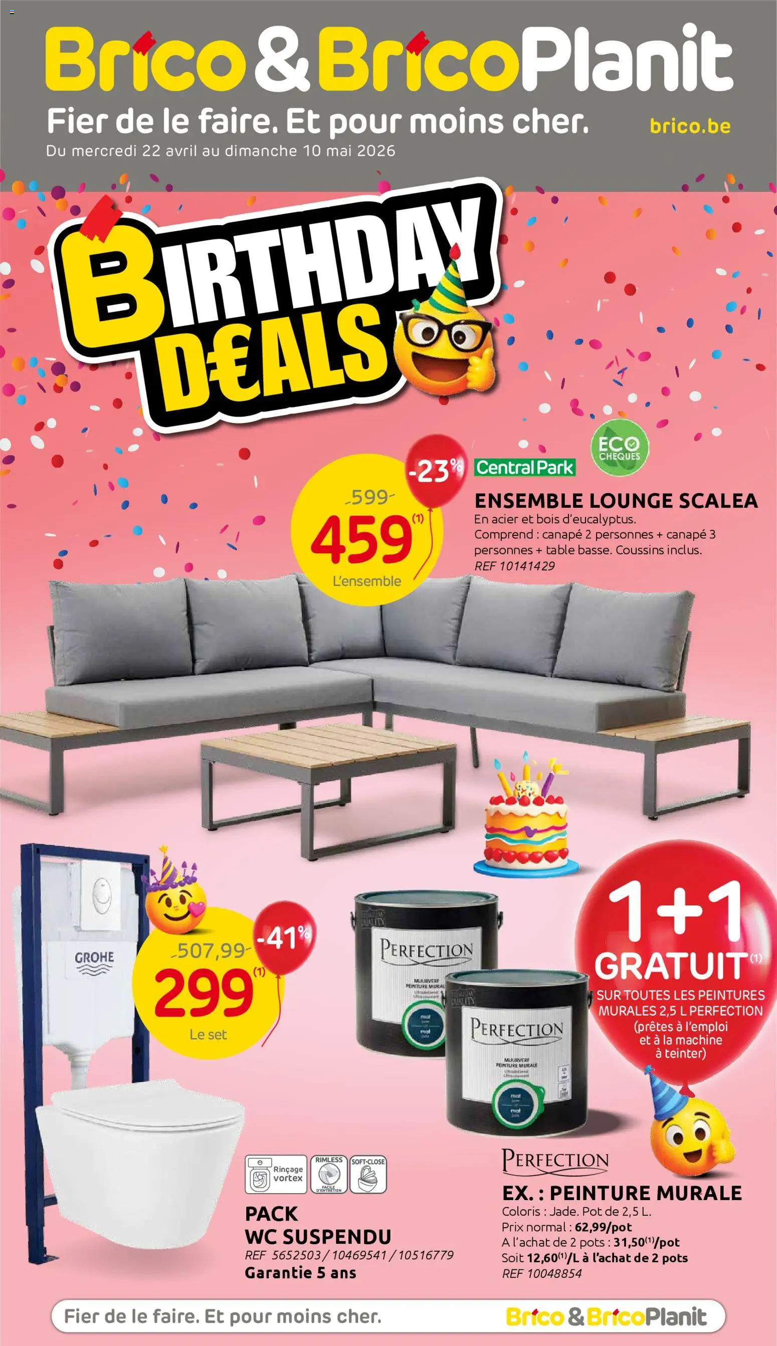 Voorbeeld van Brico Plan-it Publicité van winkel Brico Plan-it geldig vanaf 22/04/2026