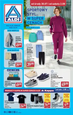Pogląd gazetki "Hity od Środy i od Soboty" ze sklepu Aldi ważnej od 30.07.2025