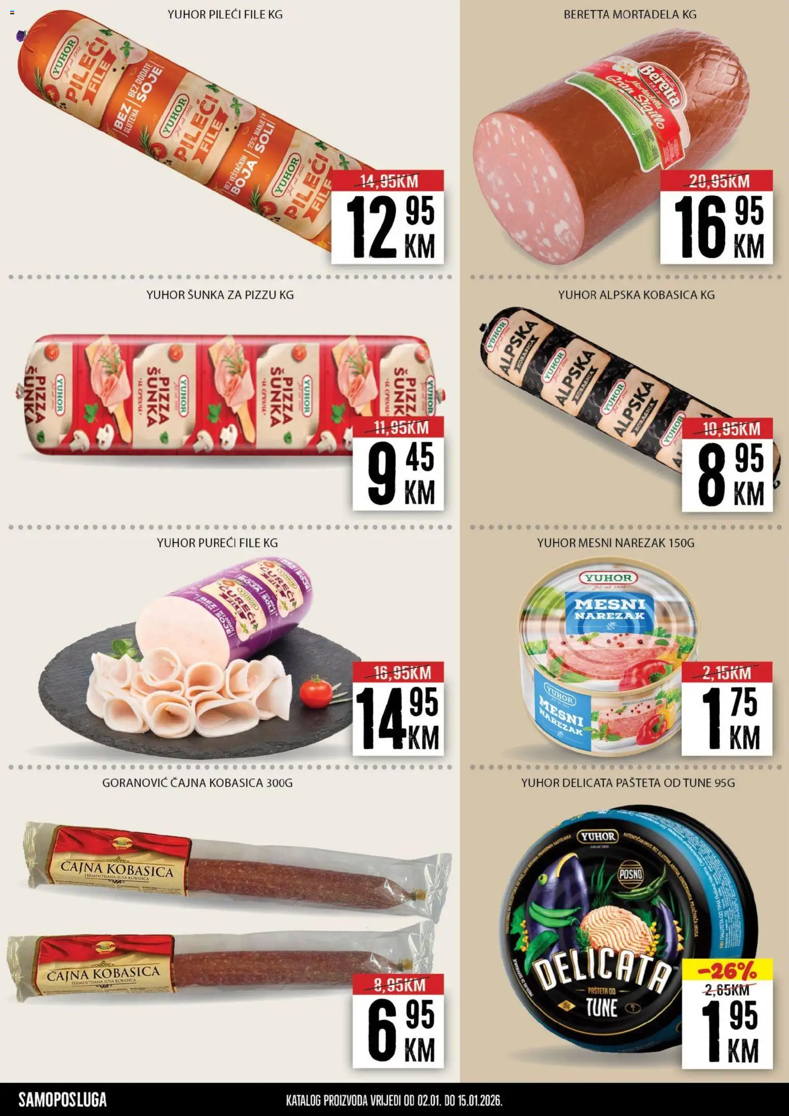 Pregled letka Katalog trgovine Prodex vrijedi od 2026.01.02