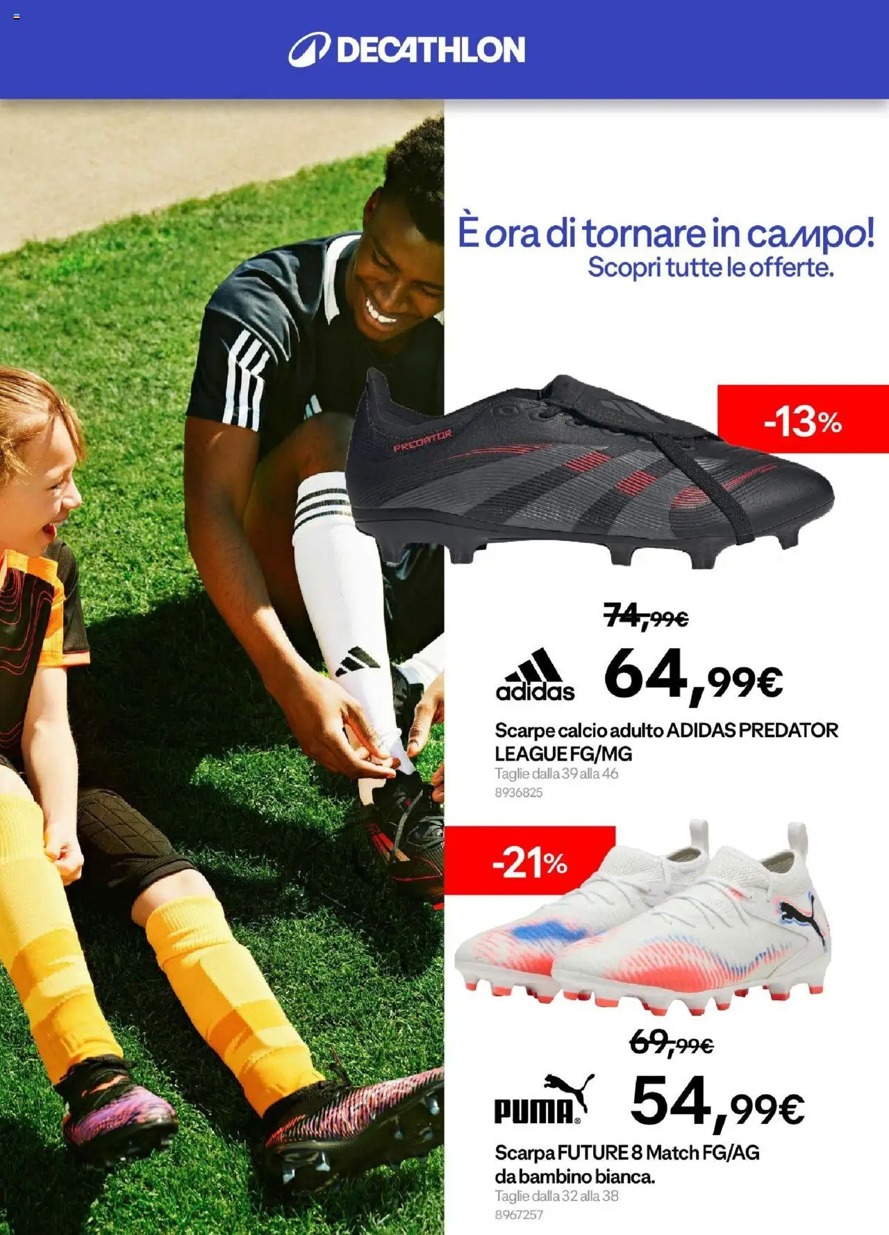 Volantino Decathlon valido da 31/08/2025 numero di pagina 1