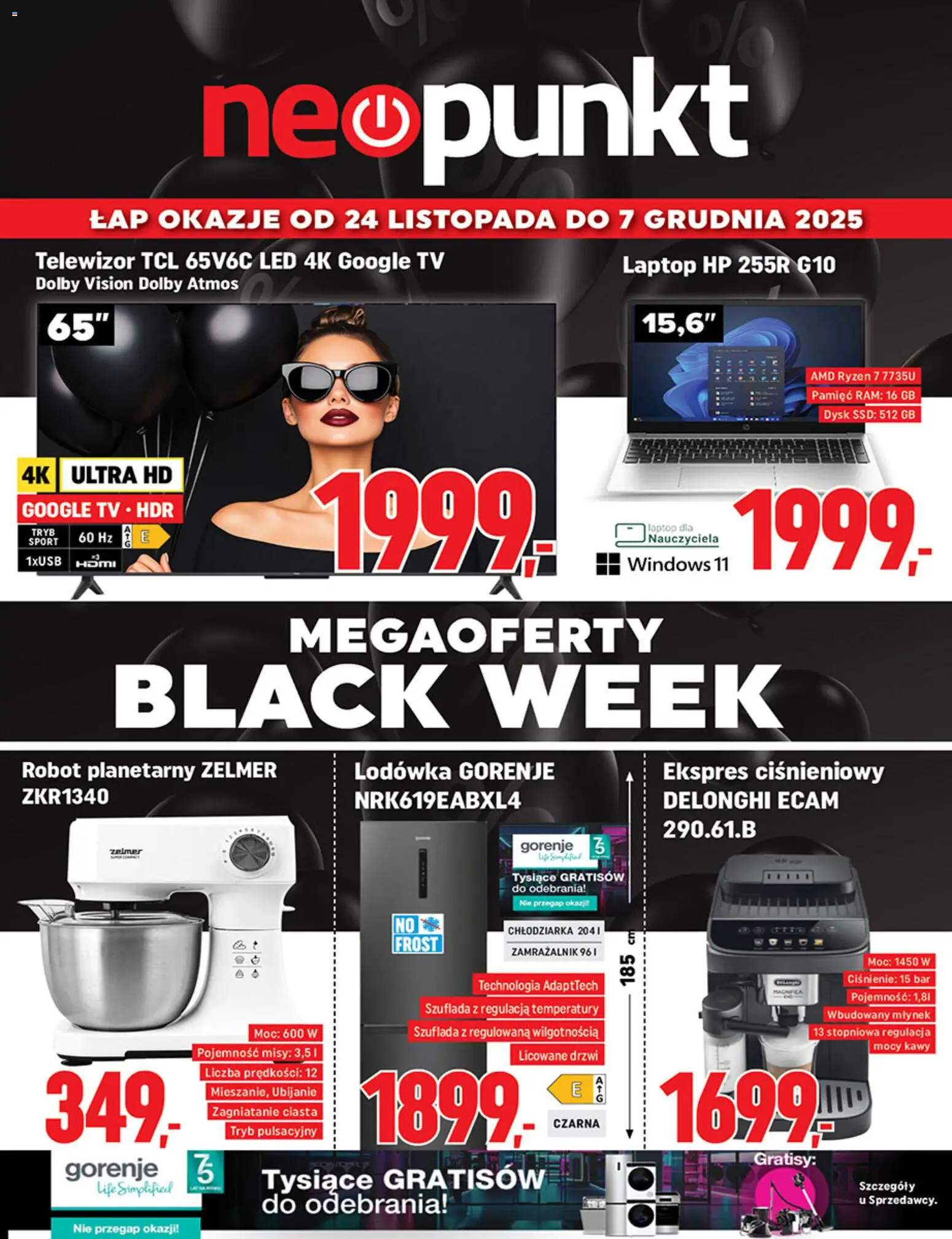 Pogląd gazetki "Black Friday" ze sklepu Neopunkt ważnej od 24.11.2025