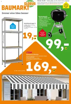 Vorschau von dem Prospekt des Geschäftes Globus Baumarkt, gültig ab dem 28.07.2025