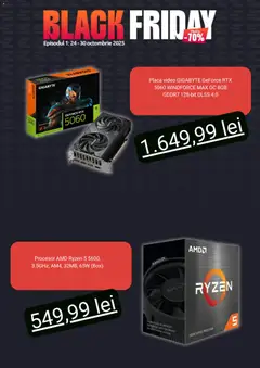 Previzualizarea de cataloage: evoMag Black Friday valabil de la 24.10.2025 | Pagina: 6