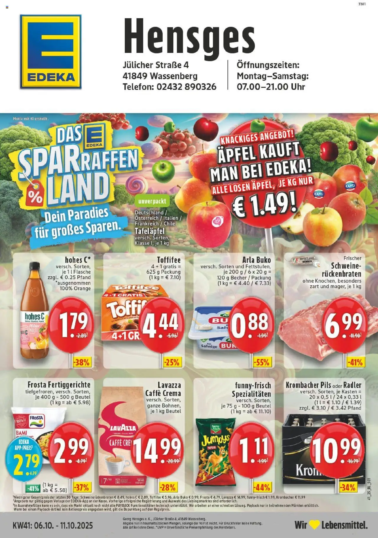 EDEKA Prospekt ab 06.10.2025 - Prospekt Wassenberg Online