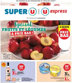 Prévisualisation de Spécial fruit et légumes à prix bas ! du magasin U Express formulaire valide 22/07/2025