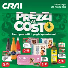 Anteprima dell'opuscolo Volantino Cosenza dal negozio CRAI valido da 24/07/2025