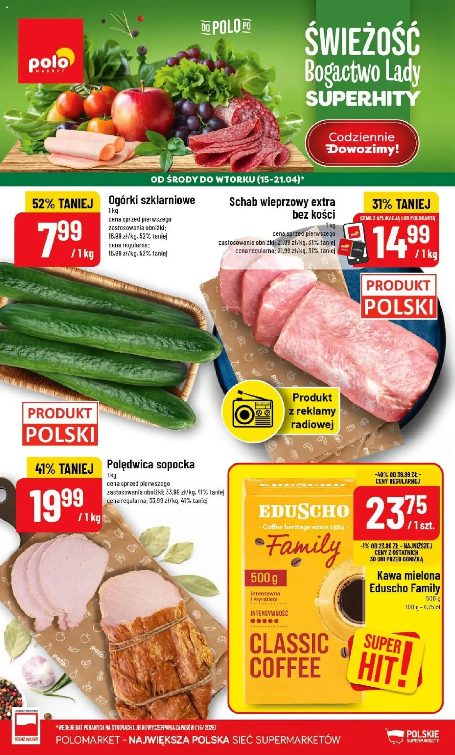 Pogląd gazetki "POLOmarket gazetka" ze sklepu POLOmarket ważnej od 15.04.2026
