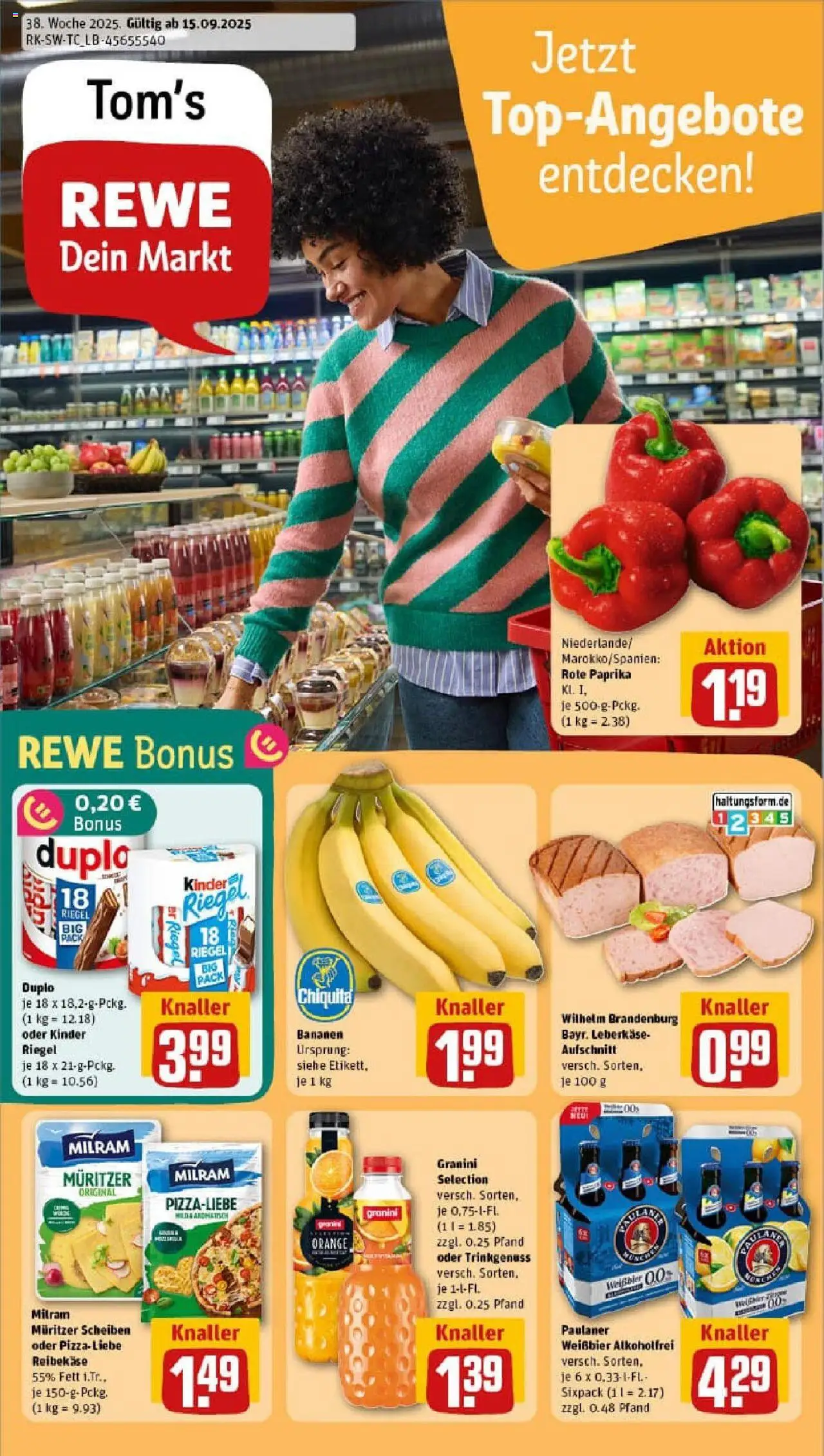 REWE Prospekt ab 14.09.2025 nächste Woche - Prospekt Frankenthal	