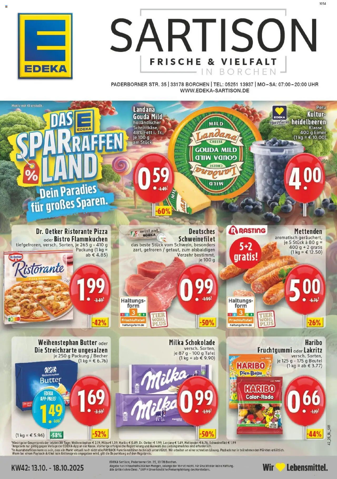 EDEKA Prospekt ab 13.10.2025 - Prospekt Borchen Online