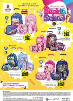 Preview of the catalogue Back to school of store Nesto valid from 7 Aug, 2025