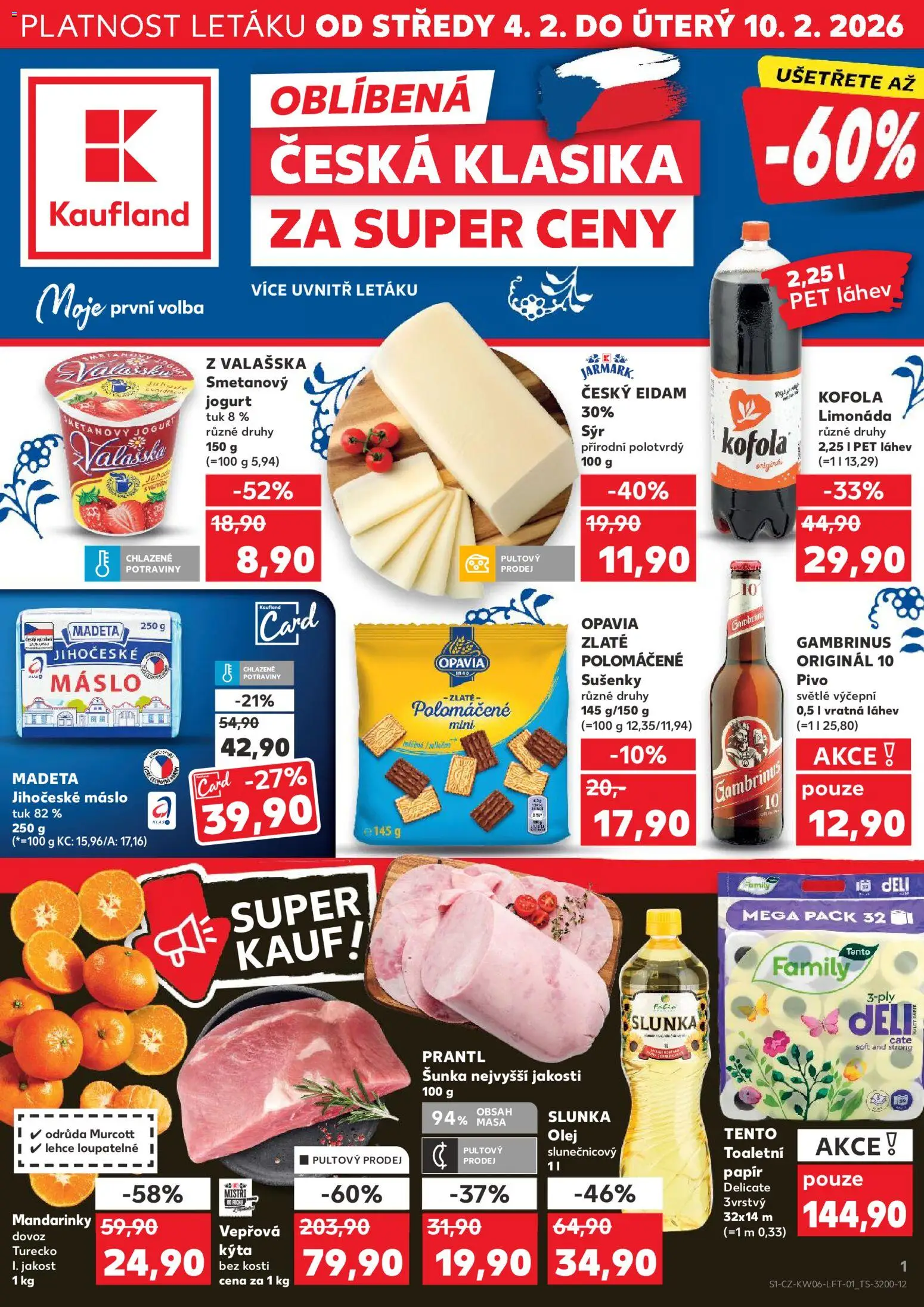Náhled nabídky: Kaufland Leták - Brno platný od 04.02.2026