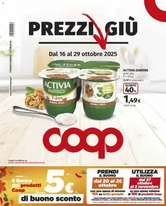 Anteprima dell'opuscolo Volantino Angera dal negozio COOP valido da 16/10/2025