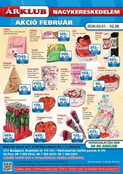 ÁRKLUB - Akciós újság ÁRKLUB megtekintése, amely érvényes 2026.02.01.-től