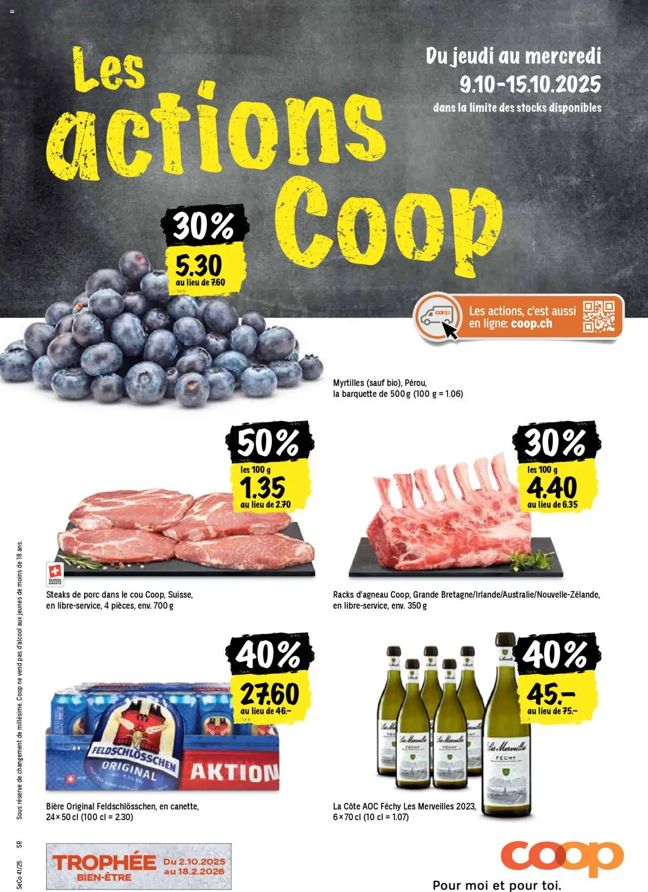 Coop Les actions de la semaine ab 09.10.2025 - Nächste woche - Seitennummer 1