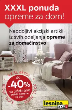 Pregled Lesnina XXXL kataloga - važi od 02.02.2026