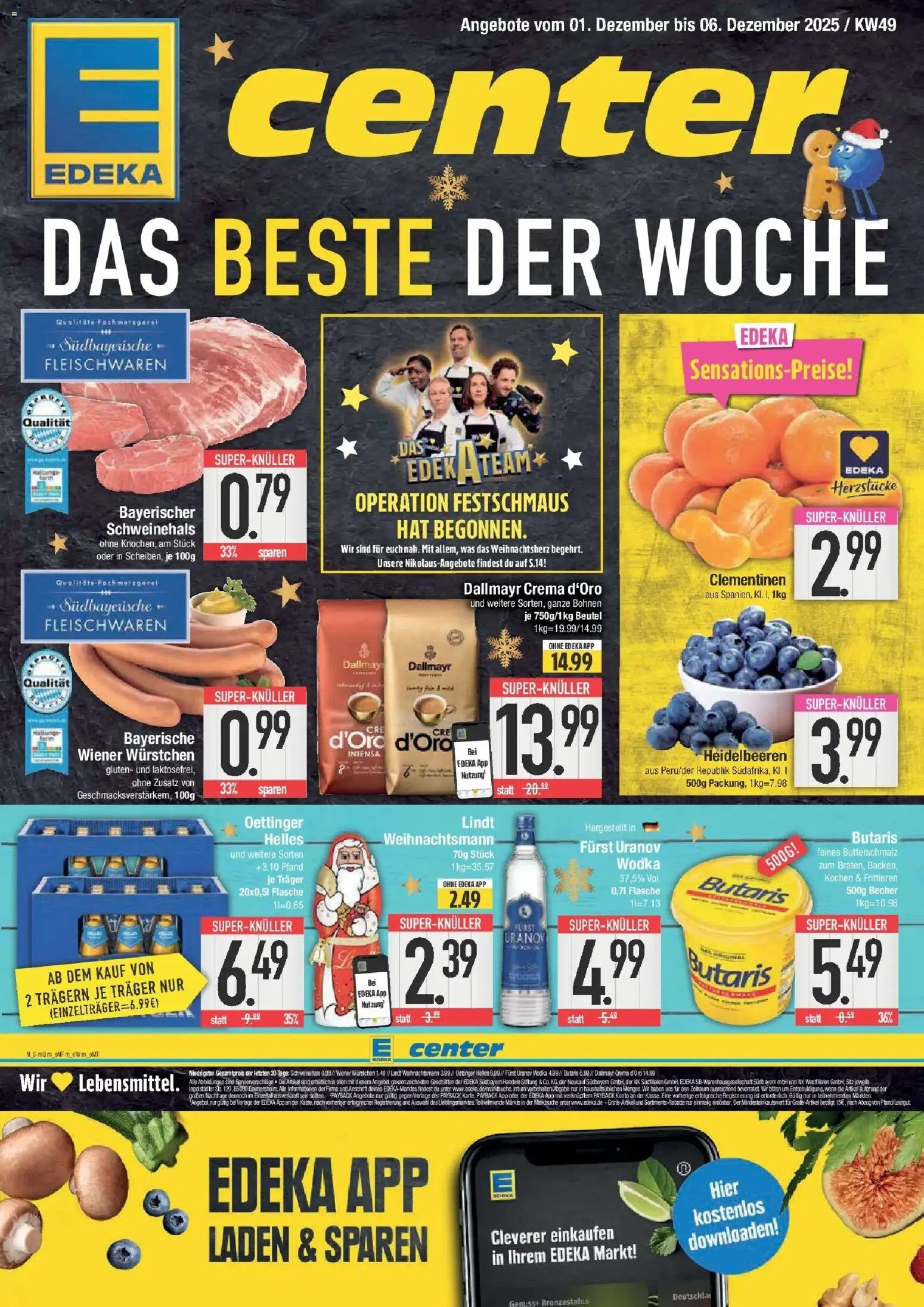 Vorschau von dem Prospekt des Geschäftes Edeka, gültig ab dem 30.11.2025