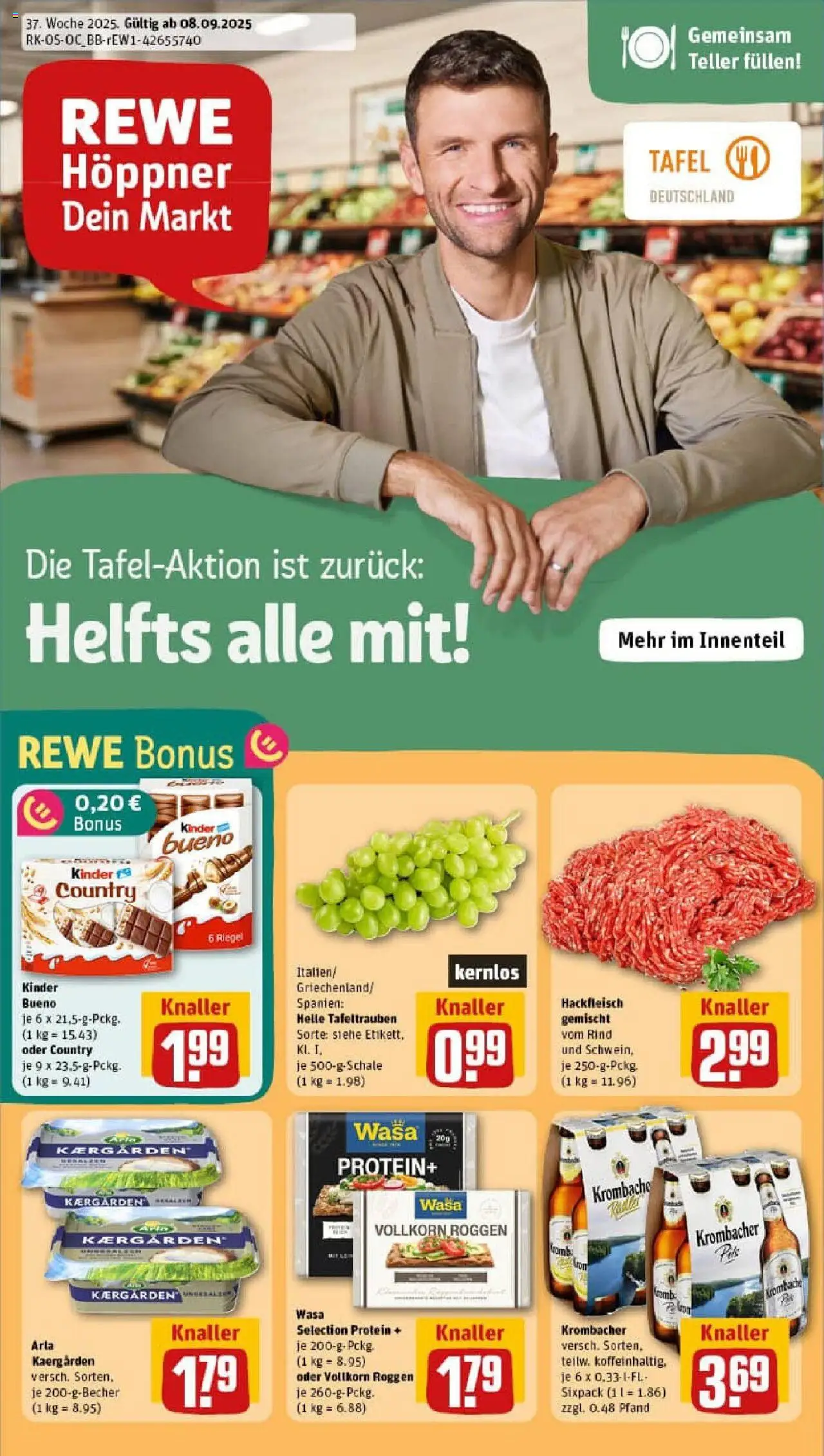 REWE Prospekt ab 07.09.2025 nächste Woche - Prospekt Berlin / Mitte	