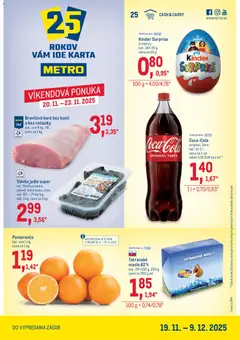 Náhľad Metro letáku platného od 19.11.2025