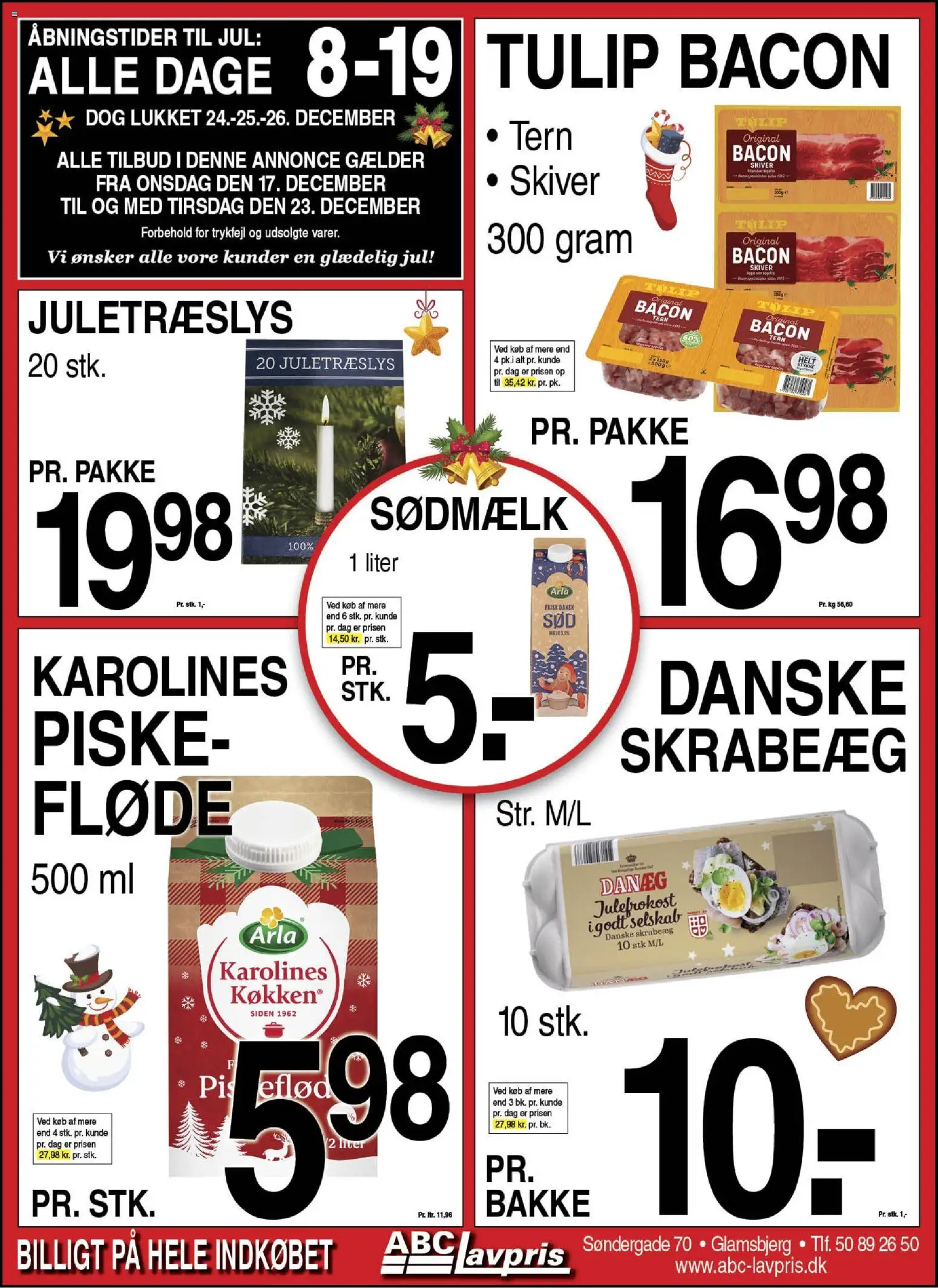 Eksempel på tilbudsavis Glamsbjerg fra butik Abc Lavpris gyldig fra 17/12/2025