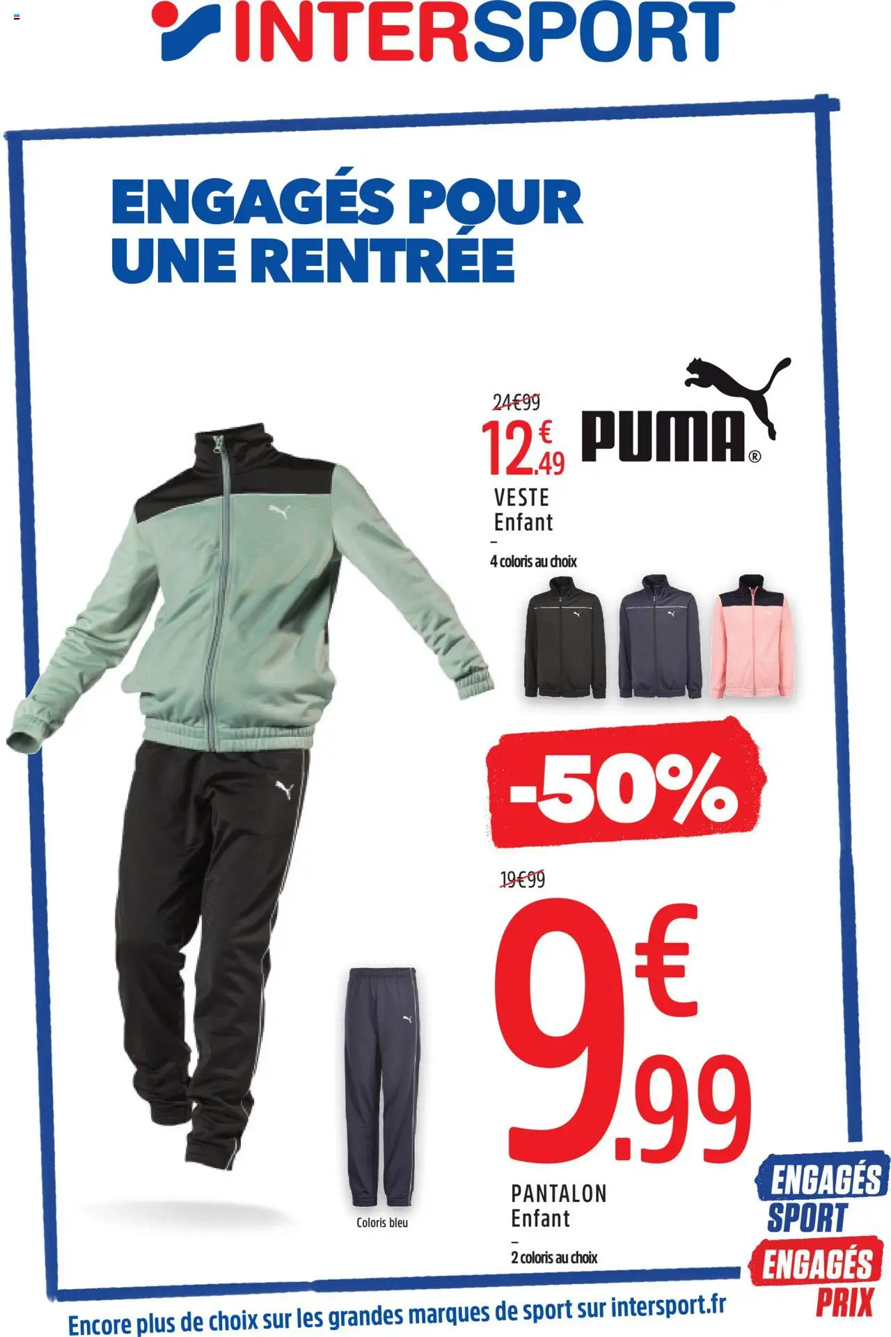 Catalogue pour plus de rentrée moins cher de la boutique Intersport valable du 18/08/2025 - Page numéro 1