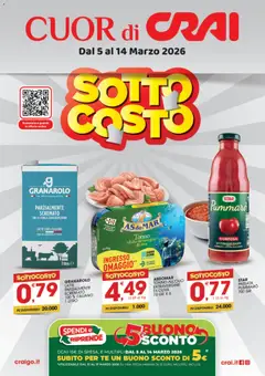 Anteprima dell'opuscolo CRAI volantino Cuor di Crai Biancavilla dal negozio CRAI valido da 05/03/2026