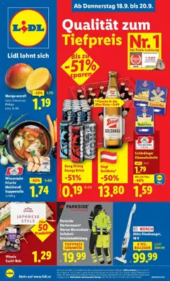 Vorschau der Angebote: Lidl Jenbach, Eferding, Dornbirn gültig ab 18.09.2025