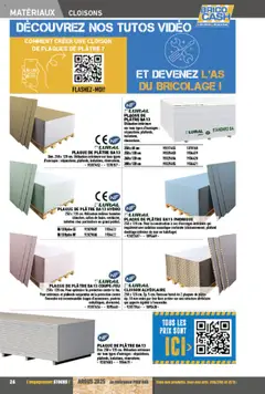 Prévisualisation de Catalogue du magasin Brico Cash formulaire valide 04/04/2025 | Page: 26