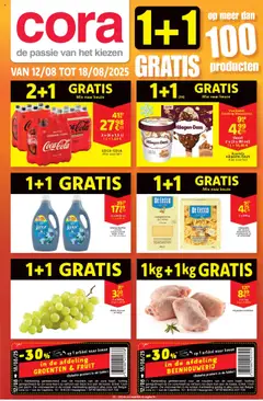 Voorbeeld van Folder week 33 van winkel Cora geldig vanaf 12/08/2025