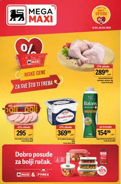 Pregled Mega Maxi kataloga - važi od 13.04.2026