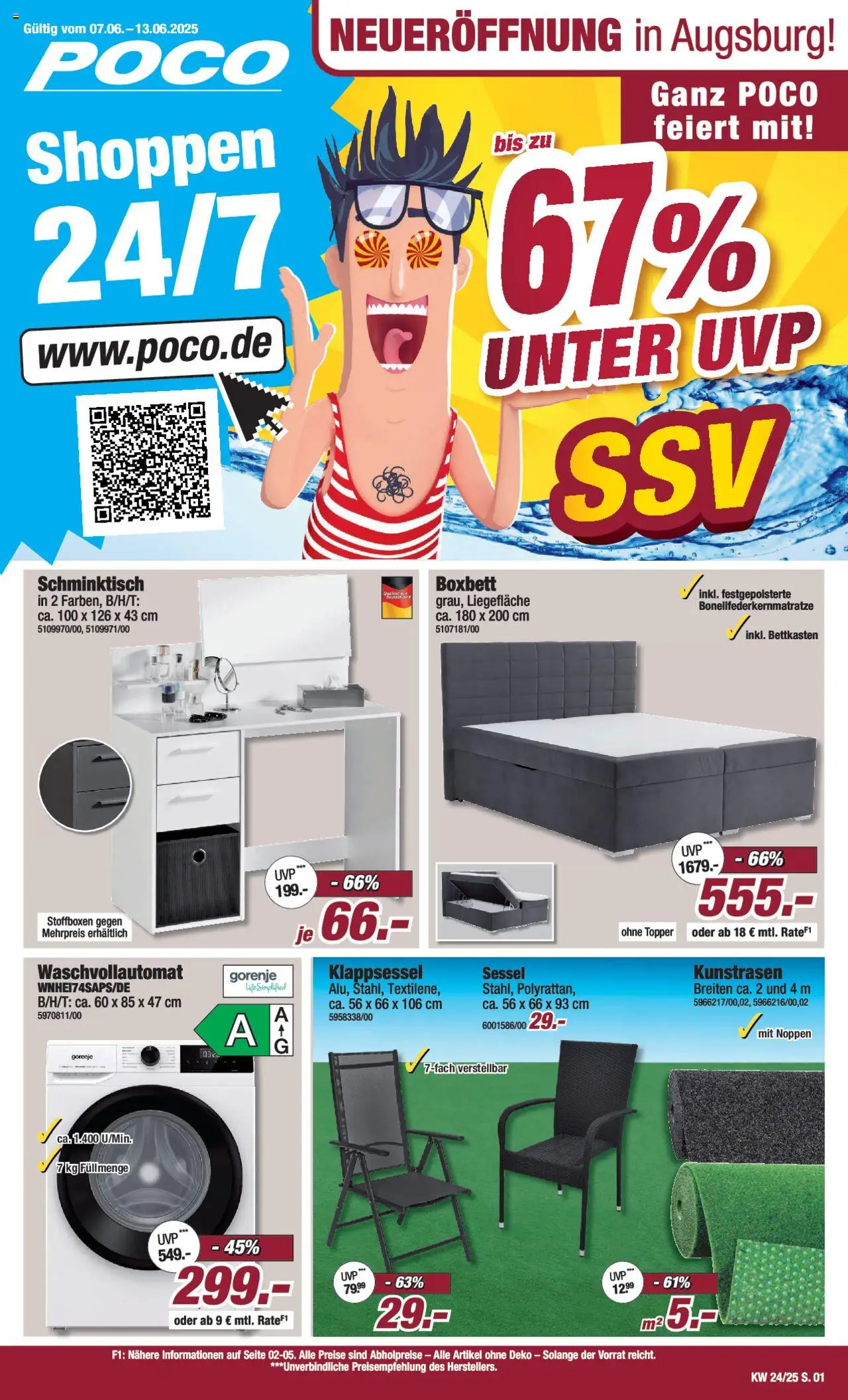 Poco Prospekt (vom 07.06.2025 - 13.06.2025) - Schminktisch, Sessel, Gorenje, Topper