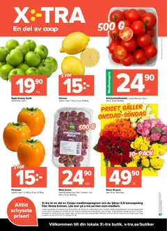 Förhandsgranska reklamblad Aktuella reklamblad Coop X:-TRA från butik Coop X:-TRA gäller från 27/10/2025 | Sida : 4