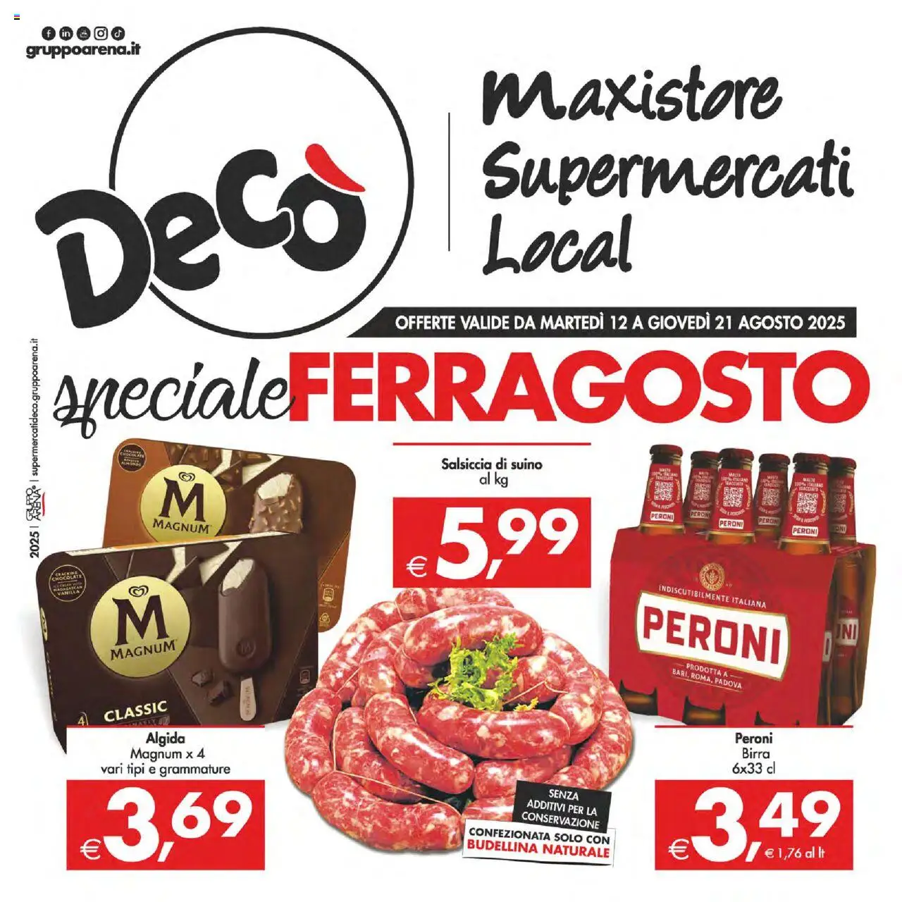 Volantino Decò valido da 12/08/2025 numero di pagina 1