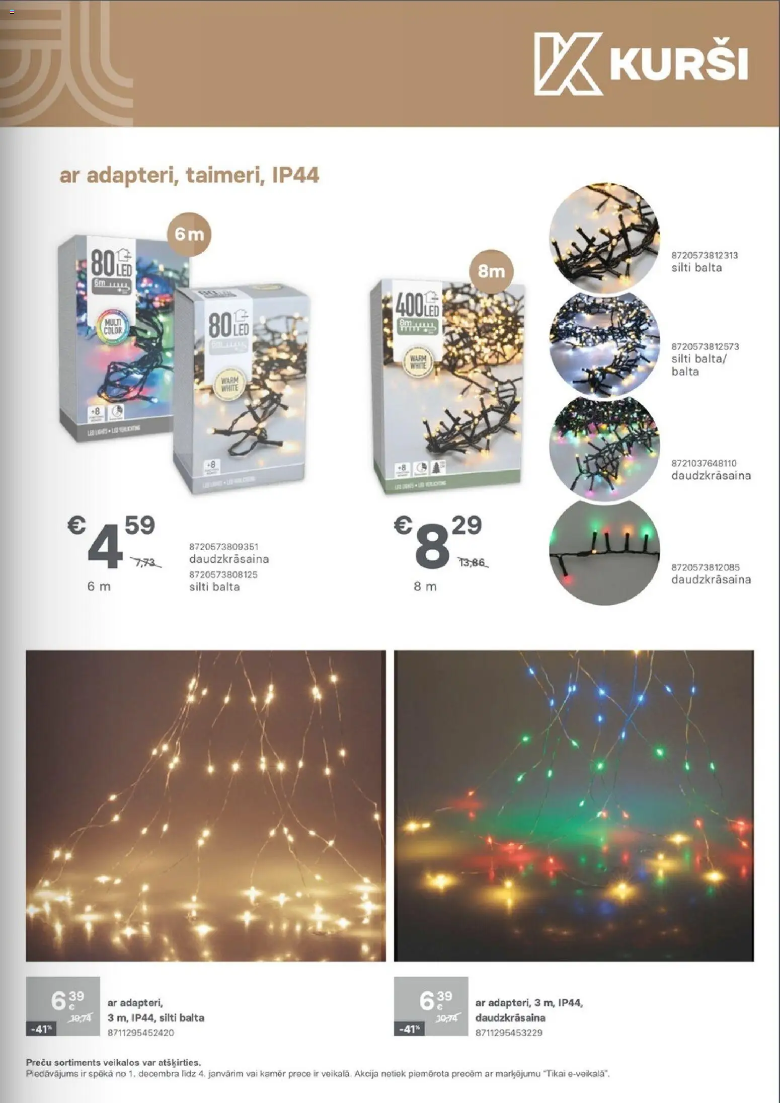Skatīt Kurši akciju bukletu, derīgs no 2025.12.01