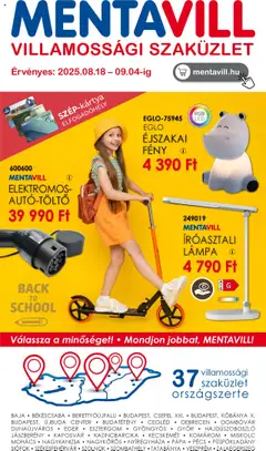 Mentavill - Akciós újság Mentavill megtekintése, amely érvényes 2025.08.18.-től