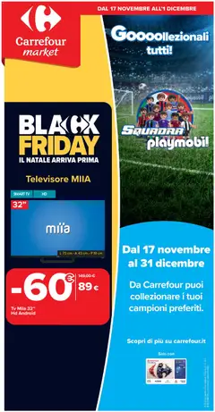 Anteprima dell'opuscolo Volantino Market - Guidonia dal negozio Carrefour valido da 17/11/2025