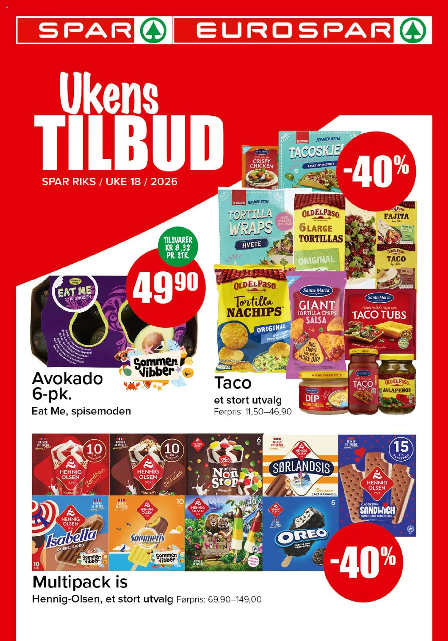 Forhåndsvis Spar kundeavis fra butikk Spar gyldig fra 27/04/2026