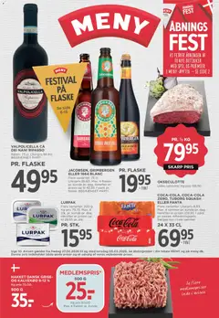 Eksempel på tilbudsavis Tilbudsavis fra butik Meny gyldig fra 27/02/2026