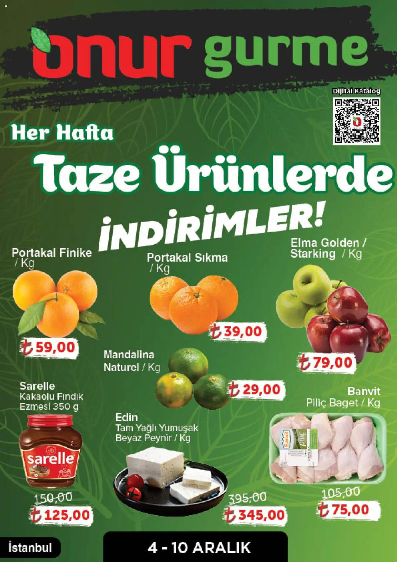 Onur Market Katalog Gurme - Istanbul 04.12.2025 - Broşürünün önizlemesi