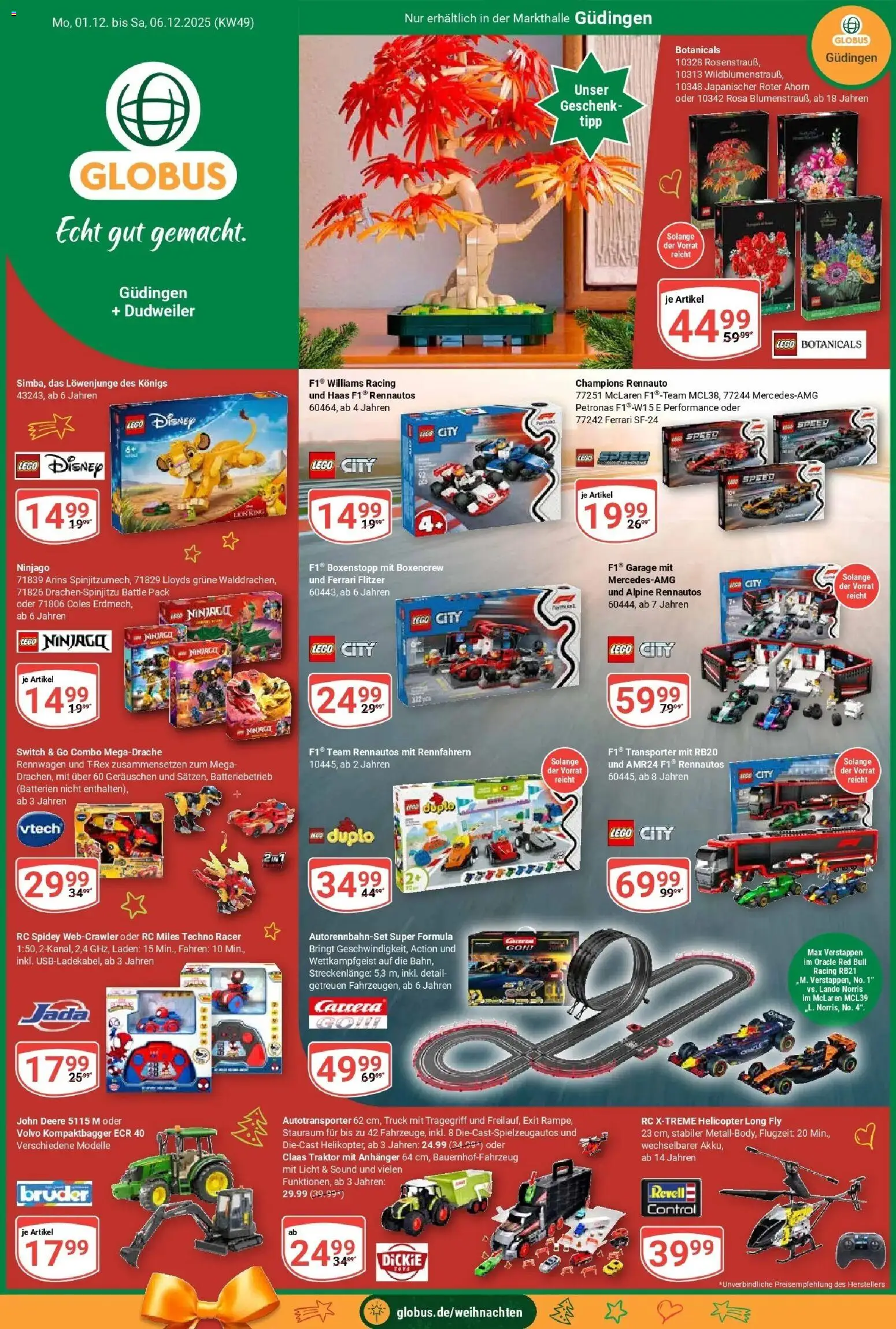 Vorschau von dem Prospekt des Geschäftes Globus, gültig ab dem 01.12.2025