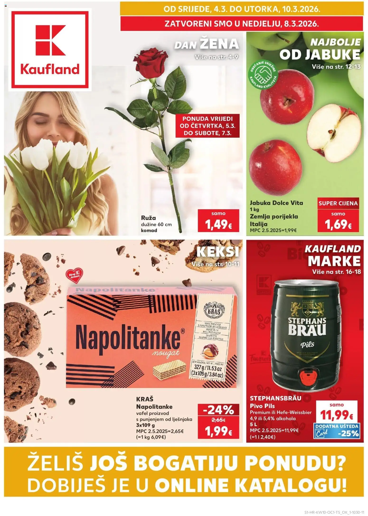 Pregled letka Kaufland katalog do 10.03.2026 trgovine Kaufland vrijedi od 04.03.2026