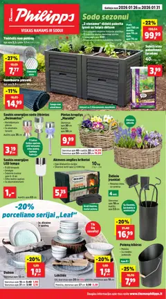 Thomas Philipps parduotuvės leidinio Leidinys galiojančio nuo 2026.01.26 peržiūra