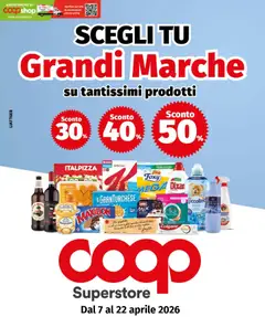Anteprima dell'opuscolo COOP volantino Superstore Grandi Marche Genova dal negozio COOP valido da 07/04/2026