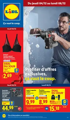 Prévisualisation de Catalogue les bonnes affaires de la semaine du magasin LIDL formulaire valide 04/12/2025