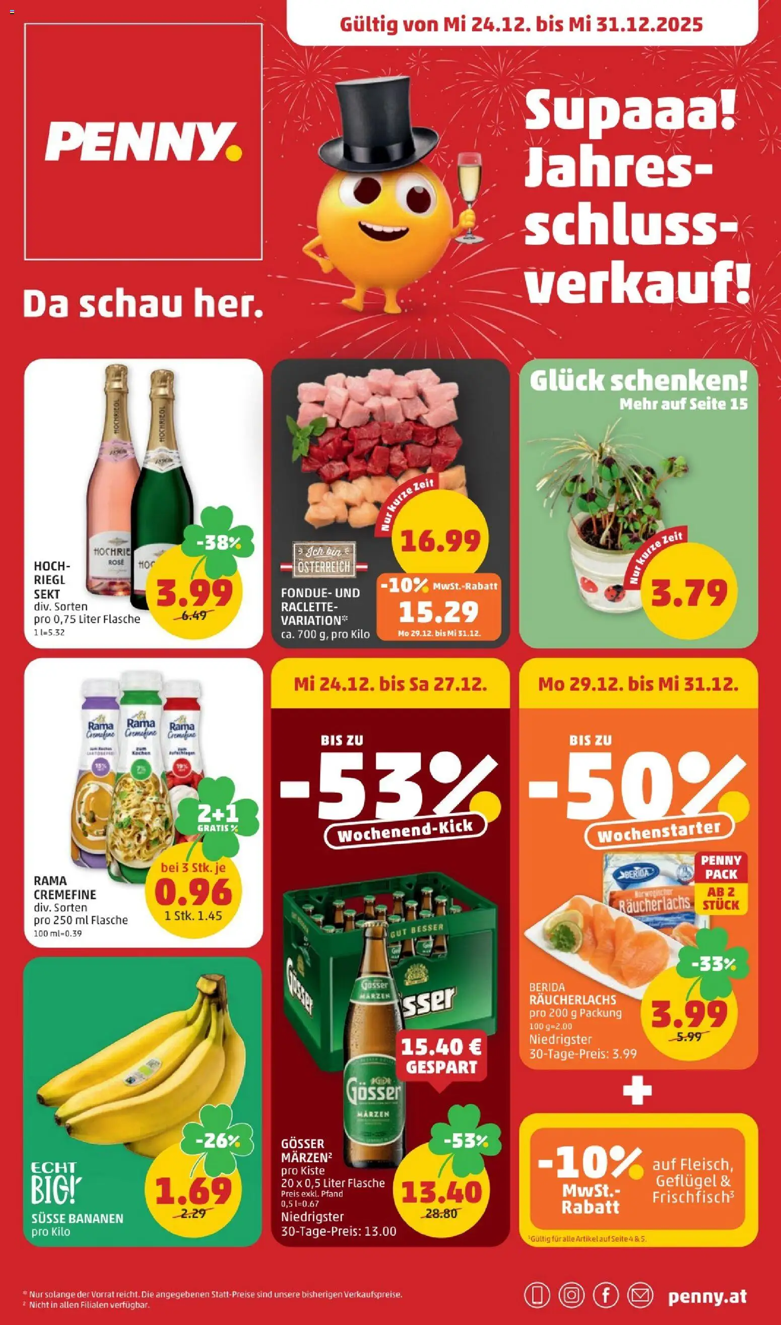Vorschau der Angebote: Penny Markt Prospekt aktuell gültig ab 24.12.2025